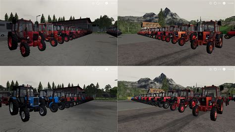 Belarus Mtz Pack V2000 Fs19 Farming Simulator 19 Mod Fs19 Mod