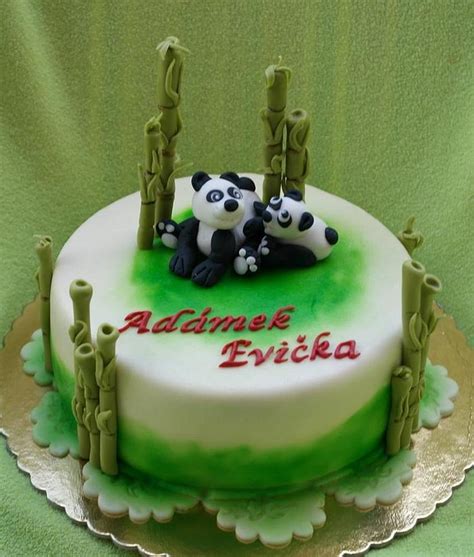 With Pandas Decorated Cake By Táji Cakes Cakesdecor