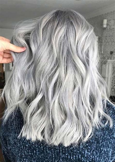 Before we get into that, you need to understand that graying. Silver Hair Trend: 51 Cool Grey Hair Colors & Tips for ...