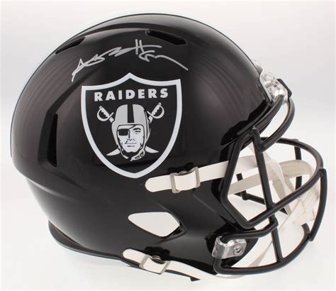 Antonio Brown Signed Oakland Raiders Full Size Speed Helmet Jsa Coa