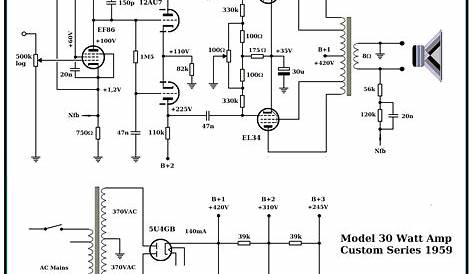 how to read amplifier schematics