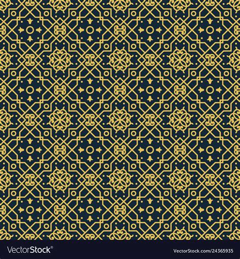 Vintage Arabic Pattern Royalty Free Vector Image