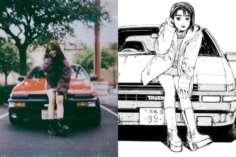Natsuki Mogi Initial D 2021 Initial D Classic Japanese Cars Jdm Girls