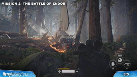 Star Wars Battlefront 2 Mission 2 The Battle Of Endor All Hidden Item Collectible Locations