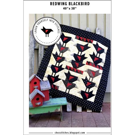 Redwing Blackbirds Quilt Pattern By Laugh Yourself Into Stitches