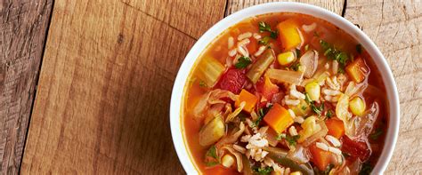 vegetable soup with brown rice feed your potential