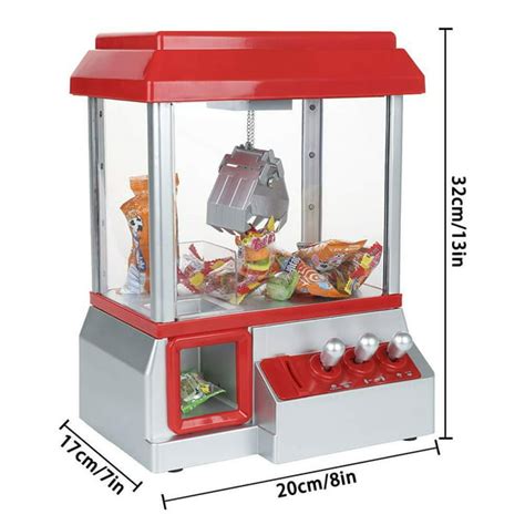 Claw Toy Grabber Mini Arcade Machine With Lights And Sounds Candy Claw