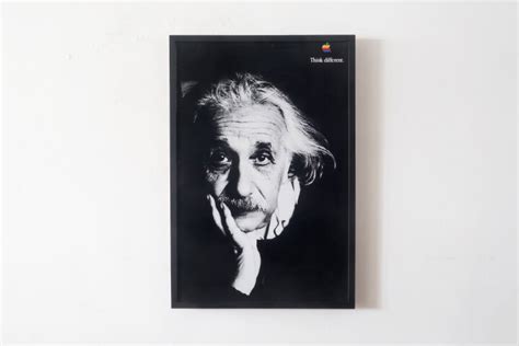 Apple Think Different Poster Albert Einstein