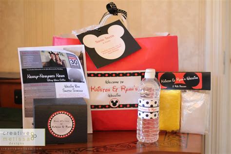 The Ultimate List Of Wedding Welcome Bag Contents Disney Wedding