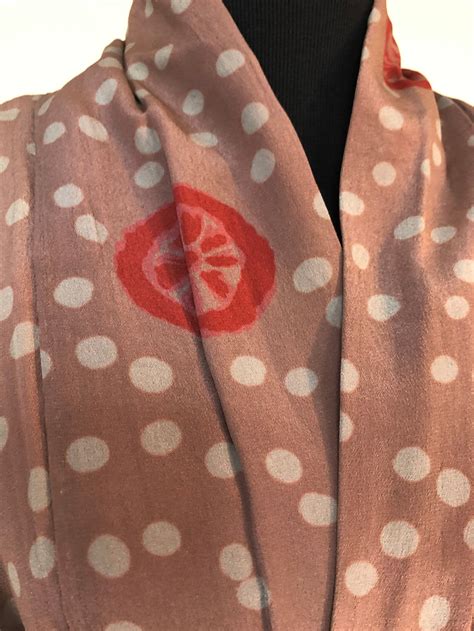 Japanese Sleeveless Polka Dot Vintage Kimono Etsy