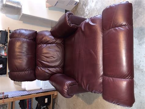 Some faux leather furniture wears naturally, without peeling or flaking, and exposes an absorbent polyester or microfiber fabric that can be stained and waxed. Lazy Boy leather recliners | Bloodydecks