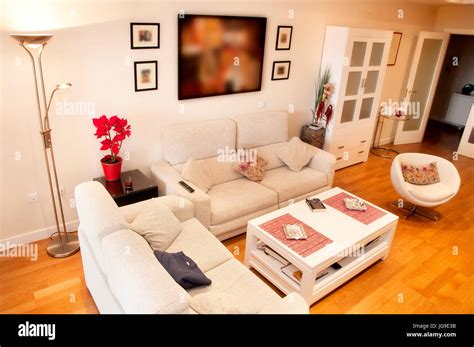 Modern Living Room Interior Design Stock Photo Alamy