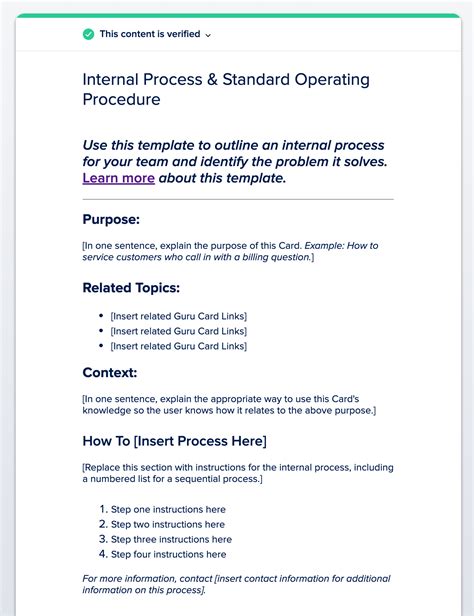 How To Write Standard Operating Procedures Sops Templates 2022