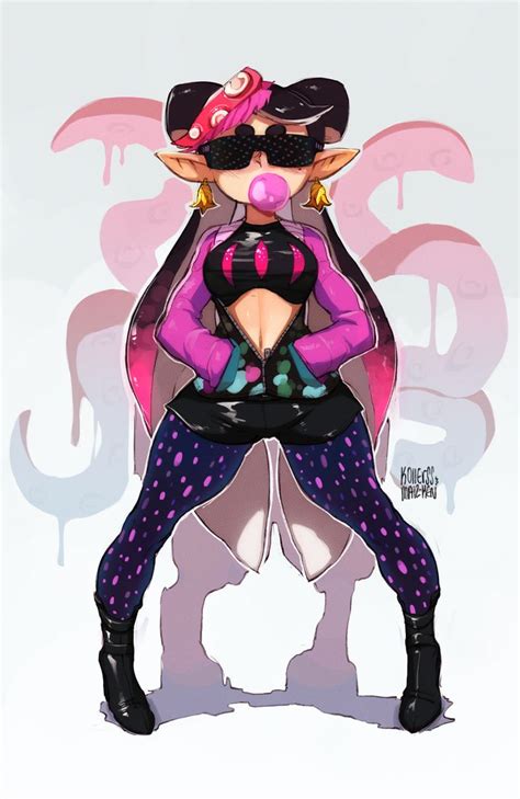 Octo Callie Squid Sisters Splatoon Splatoon Comics Character Art