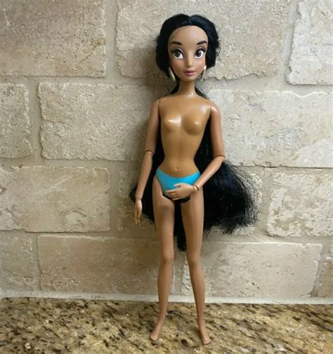 Disney Aladdin Princess Jasmine Barbie Doll Nude W Articulated