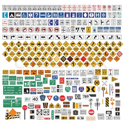 Road Signs And Their Names