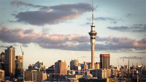 Sky tower lights black and white for emirates team new zealand. New Zealand's tallest building turns 20 years old | Stuff ...