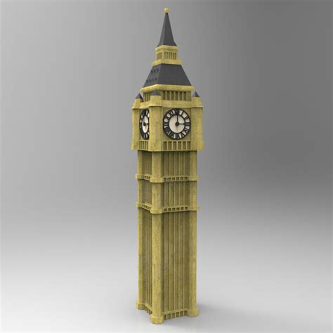 Big Ben 3d Model Obj
