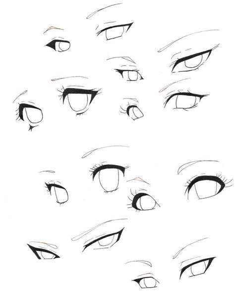 Anime Body Poses With Eyes