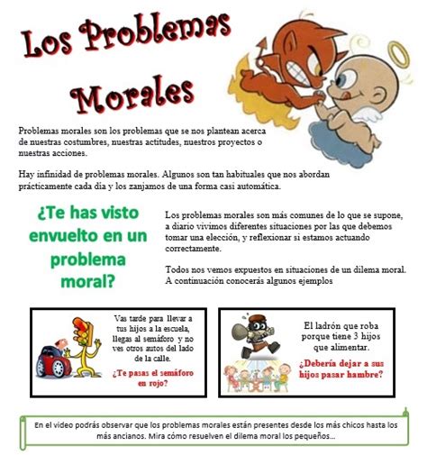 La Tica Y Los Problemas Morales Blog Momento