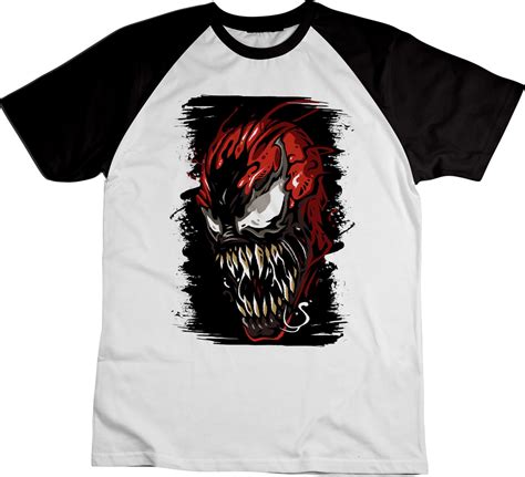 Camiseta Venom Blusa Marvel Vilão Camisa Raglan Elo7