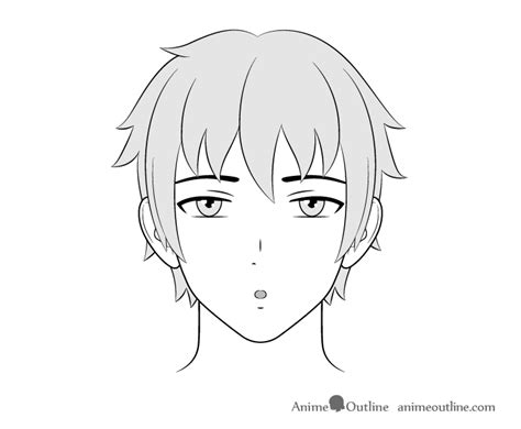 Even if you don't get it right the first time, you can just practice until you get the results. How to Draw Male Anime Characters Step by Step - AnimeOutline