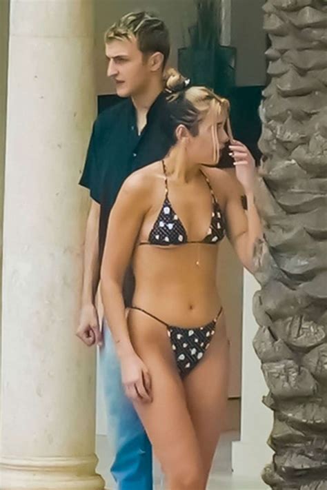 Dua Lipa Wearing A Bikini At A Pool In Miami Gotceleb