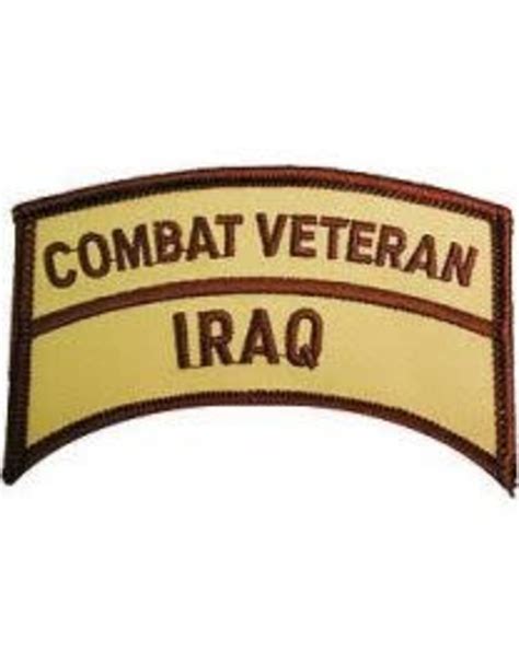 Patch Desert Iraqi Combat Veteran Military Outlet
