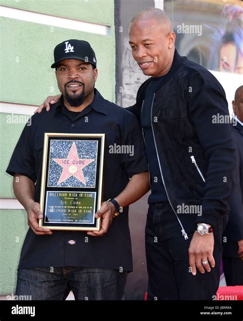 Los Angeles Usa 12th June 2017 Icecube Star 026 With Dr Dre Ice