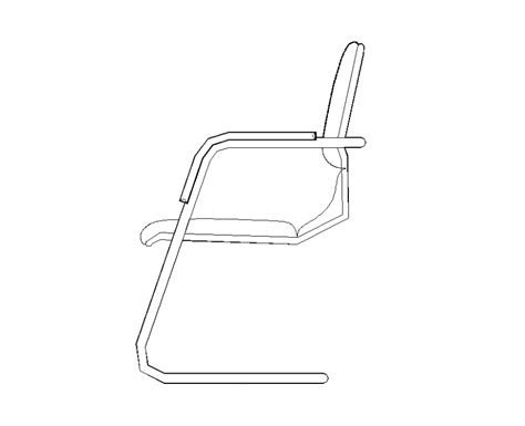 Chair Cad Furniture Detail Elevation 2d View Autocad File Cadbull