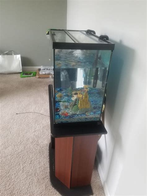 30 Gallon Fish Tank And Stand For Sale In Simpsonville Sc Offerup