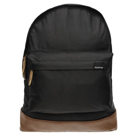 Firetrap Classic Backpack Bag Large Zipped Compartment Pockets Everyday