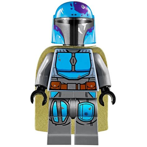 Lego Mandalorian Warrior With Dark Azure Helmet Minifigure Comes In