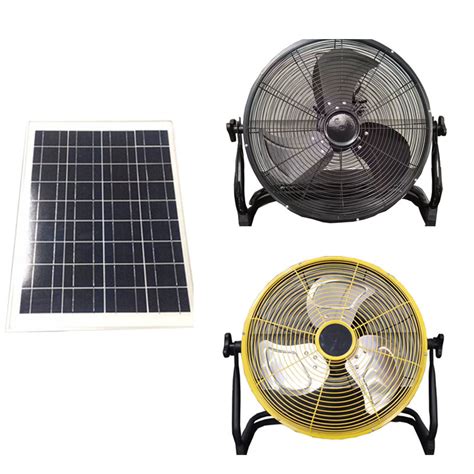 Eco Worthy Solar Floor Fan 10w 12 Inch Cooling Ventilation Fan With Solar Panel Usb Port And