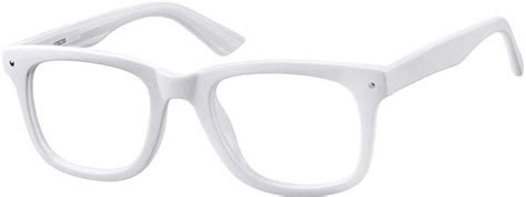 White Klutch Player 125230 Zenni Optical White Frame Glasses Zenni Optical Eyeglasses