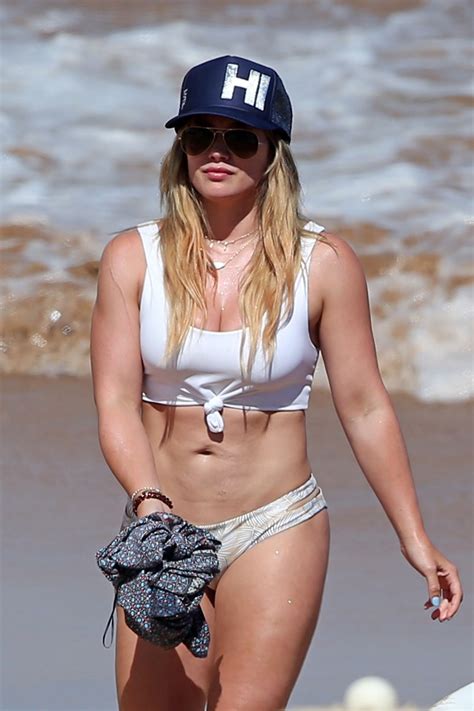 Hilary Duff In Bikini At The Beach In Maui 07 04 2017 • Celebmafia