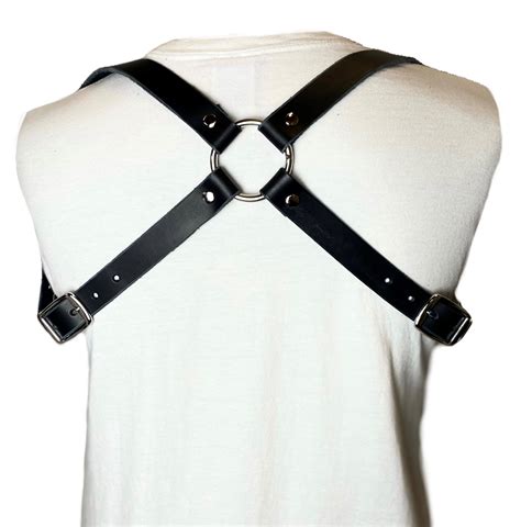 Leather Suspender Chain Harness Etsy