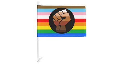 Lgbtq Progress Poc Pride Flag Zazzle