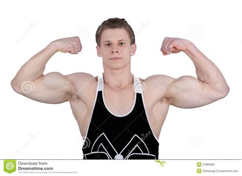 Male Fitness Arm Muscles Stock Photo Image Of Pack