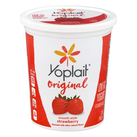 Yoplait Low Fat Yogurt Original Strawberry 32oz Tub Garden Grocer