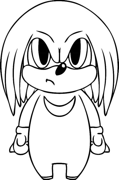 Ugandan knuckles is the nickname given to a poorly drawn rendition of knuckles, a companion character featured in the sonic the hedgehog video game franchise, as portrayed by youtuber gregzilla. Chibi Knuckles Coloring Pages - Download & Print Online ...