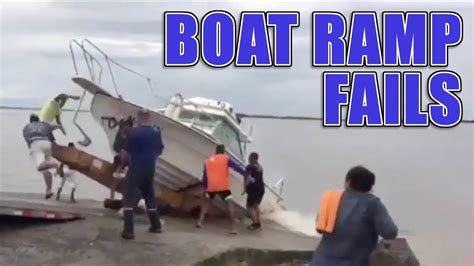 Funny Boat Ramp And Boat Launch Fails Youtube