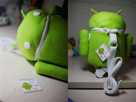 Android Robot Plush Bag