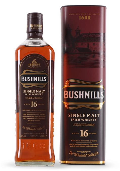 Smartdrinksro Whisky Bushmills 16 Year Old Single Malt 07l