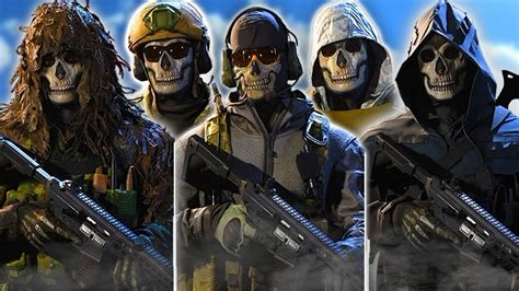 All Ghost Skins In Modern Warfare Showcase Dreadwood Azrael