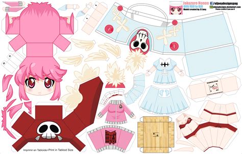 Paper Doll Anime Papercraft Template Porn Sex Picture