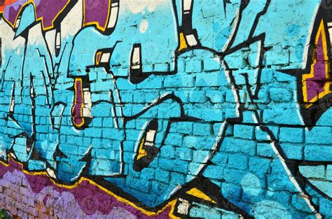 Detailed Image Of Color Graffiti Drawing Background Street Art Picture