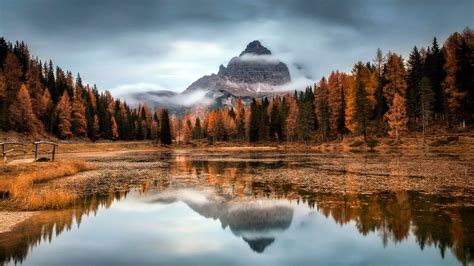 Autumn Sunrise Over Lake Wallpapers Wallpaper Cave