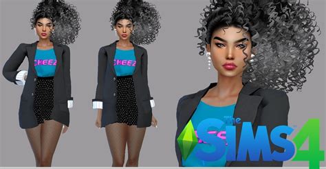 The Sims 4 Create A Sim Curly Hair Full Cc List Cabelo Encaracolado