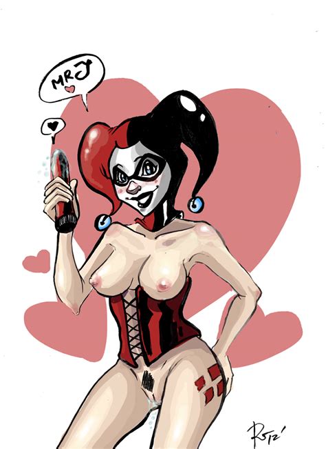 Harley Quinn Is Playing By Rainv Hentai Foundry